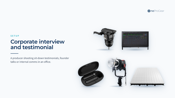 Corporate interview and testimonial — OneProGear