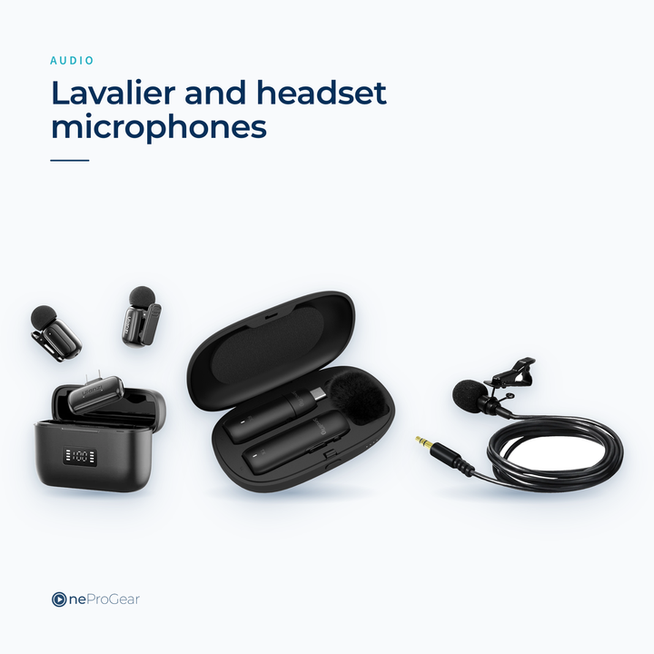Lavalier and headset microphones — OneProGear