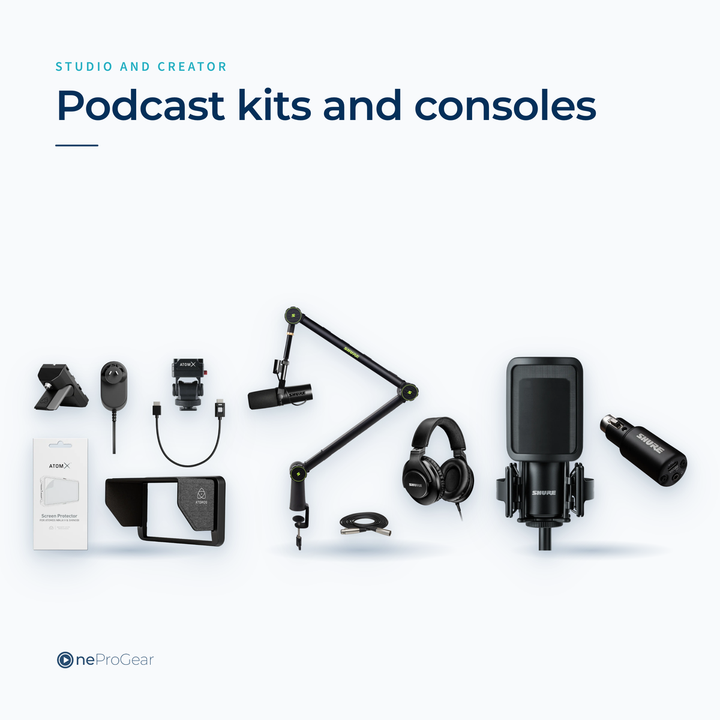 Podcast kits and consoles — OneProGear