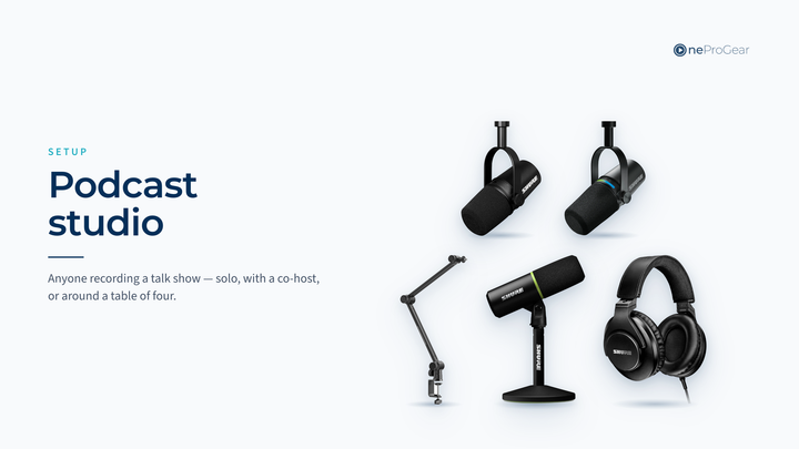 Podcast studio — OneProGear