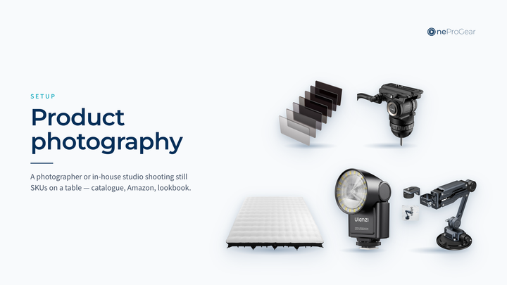Product photography — OneProGear