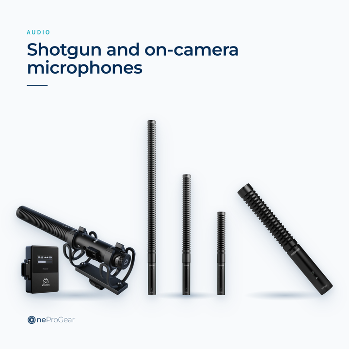 Shotgun and on-camera microphones — OneProGear