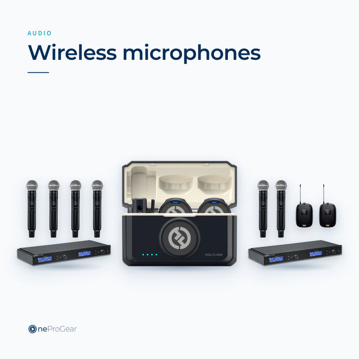 Wireless microphones — OneProGear